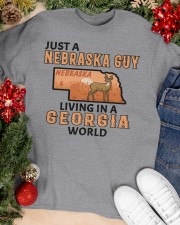 Nebraska Guy Living In Georgia Classic T-Shirt apparel-classic-tshirt-lifestyle-front-81