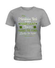 Lucky To Have - This Manitoba Girl Ladies T-Shirt tile