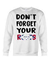 Arkansas Flag Don't Forget Your Roots Crewneck Sweatshirt tile