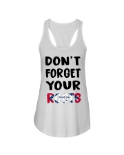 Arkansas Flag Don't Forget Your Roots Ladies Flowy Tank tile