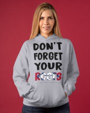 Arkansas Flag Don't Forget Your Roots Hooded Sweatshirt apparel-hooded-sweatshirt-lifestyle-front-86