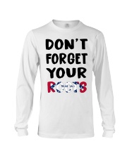 Arkansas Flag Don't Forget Your Roots Long Sleeve Tee tile