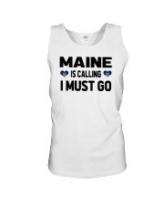 Maine Is Calling Unisex Tank tile