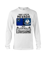 Began In Louisiana - May Live In Nevada Long Sleeve Tee tile