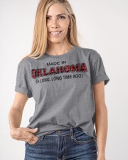 Made In Oklahoma A Long Long Time Ago Classic T-Shirt apparel-classic-tshirt-lifestyle-front-100