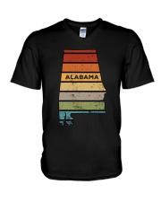 Retro Alabama V-Neck T-Shirt tile
