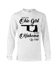 OHIO GIRL IN OKLAHOMA Long Sleeve Tee tile