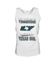 Texas Girl Life Took Me To Tennessee Unisex Tank tile