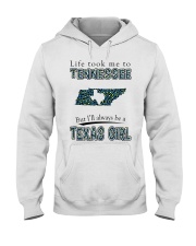 Texas Girl Life Took Me To Tennessee Hooded Sweatshirt tile