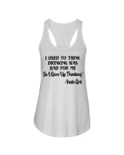 Irish Girl Gave Up Thinking Ladies Flowy Tank tile