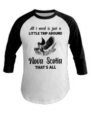A Little Trip Around Nova Scotia Baseball Tee tile