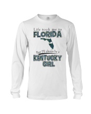 Kentucky Girl Life Took Me To Florida Long Sleeve Tee tile