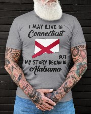 Began In Alabama - Live In Connecticut Classic T-Shirt apparel-premium-fit-men-tee-lifestyle-front-84