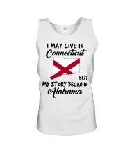 Began In Alabama - Live In Connecticut Unisex Tank tile
