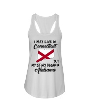 Began In Alabama - Live In Connecticut Ladies Flowy Tank tile