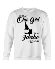 OHIO GIRL IN IDAHO Crewneck Sweatshirt tile