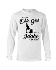 OHIO GIRL IN IDAHO Long Sleeve Tee tile