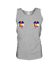 Colorado Flag - Four Leaf Clover Unisex Tank tile