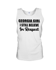 Georgia Girl I Still Believe In Respect Unisex Tank tile