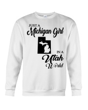 MICHIGAN GIRL IN UTAH Crewneck Sweatshirt tile