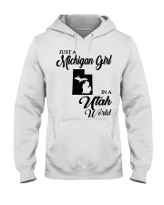 MICHIGAN GIRL IN UTAH Hooded Sweatshirt tile