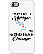 Began In Chicago - Live In Michigan Phone Case tile