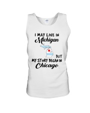 Began In Chicago - Live In Michigan Unisex Tank tile
