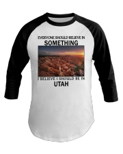 Should Be In Utah Baseball Tee tile