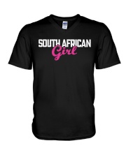 South African Girl V-Neck T-Shirt tile