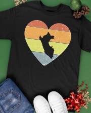 Peru - Heart Vintage Classic T-Shirt apparel-classic-tshirt-lifestyle-back-69