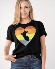 Peru - Heart Vintage Classic T-Shirt apparel-classic-tshirt-lifestyle-front-100