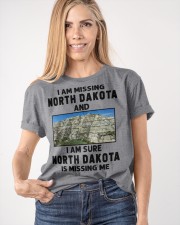 I Am Missing North Dakota Classic T-Shirt apparel-classic-tshirt-lifestyle-front-100
