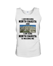 I Am Missing North Dakota Unisex Tank tile