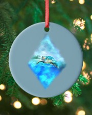 CuteTurtle Circle ornament - single (porcelain) custom-circle-ornament-single-porcelain-lifestyle-11