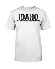 Idaho - My Story Begins Premium Fit Mens Tee tile
