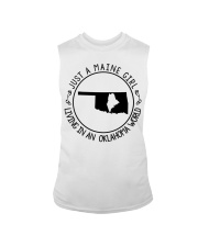 MAINE GIRL LIVING IN OKLAHOMA Sleeveless Tee tile