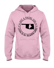 MAINE GIRL LIVING IN OKLAHOMA Hooded Sweatshirt front