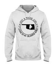 MAINE GIRL LIVING IN OKLAHOMA Hooded Sweatshirt tile