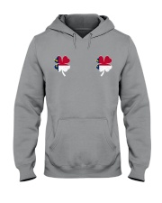 North Carolina Flag - Four Leaf Clover Hooded Sweatshirt tile