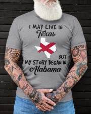 Began In Alabama - Live In Texas Classic T-Shirt apparel-premium-fit-men-tee-lifestyle-front-84