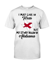 Began In Alabama - Live In Texas Classic T-Shirt tile