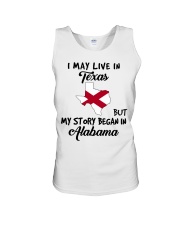 Began In Alabama - Live In Texas Unisex Tank tile