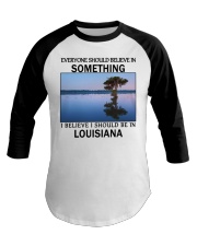 Should Be In Louisiana Baseball Tee tile