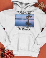 Should Be In Louisiana Hooded Sweatshirt apparel-hooded-sweatshirt-lifestyle-front-65