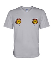 El Paso Flag - Four Leaf Clover V-Neck T-Shirt tile