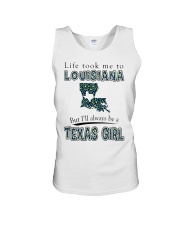 Texas Girl Life Took Me To Louisiana Unisex Tank tile