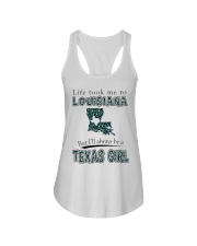 Texas Girl Life Took Me To Louisiana Ladies Flowy Tank tile