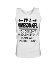 MINNESOTA GIRL - YOU COULDN'T HANDLE ME Unisex Tank tile