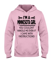 MINNESOTA GIRL - YOU COULDN'T HANDLE ME Hooded Sweatshirt front