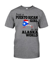 PUERTO RICAN GIRL IN ALASKA Classic T-Shirt front